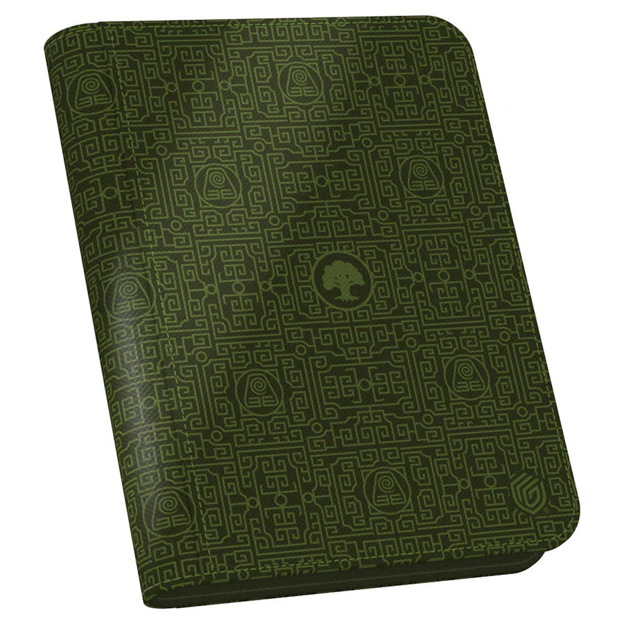 Binder: 4-Pocket: ZipFolio: Magic the Gathering: Avatar The Last Airbender: Mana Symbol Green