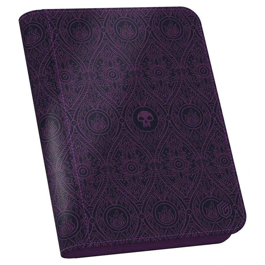 Binder: 4-Pocket: ZipFolio: Magic the Gathering: Avatar The Last Airbender: Mana Symbol Black