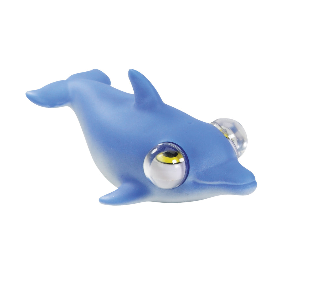 Warm Fuzzy Poppin Peepers Sensory Toy - Dolphin