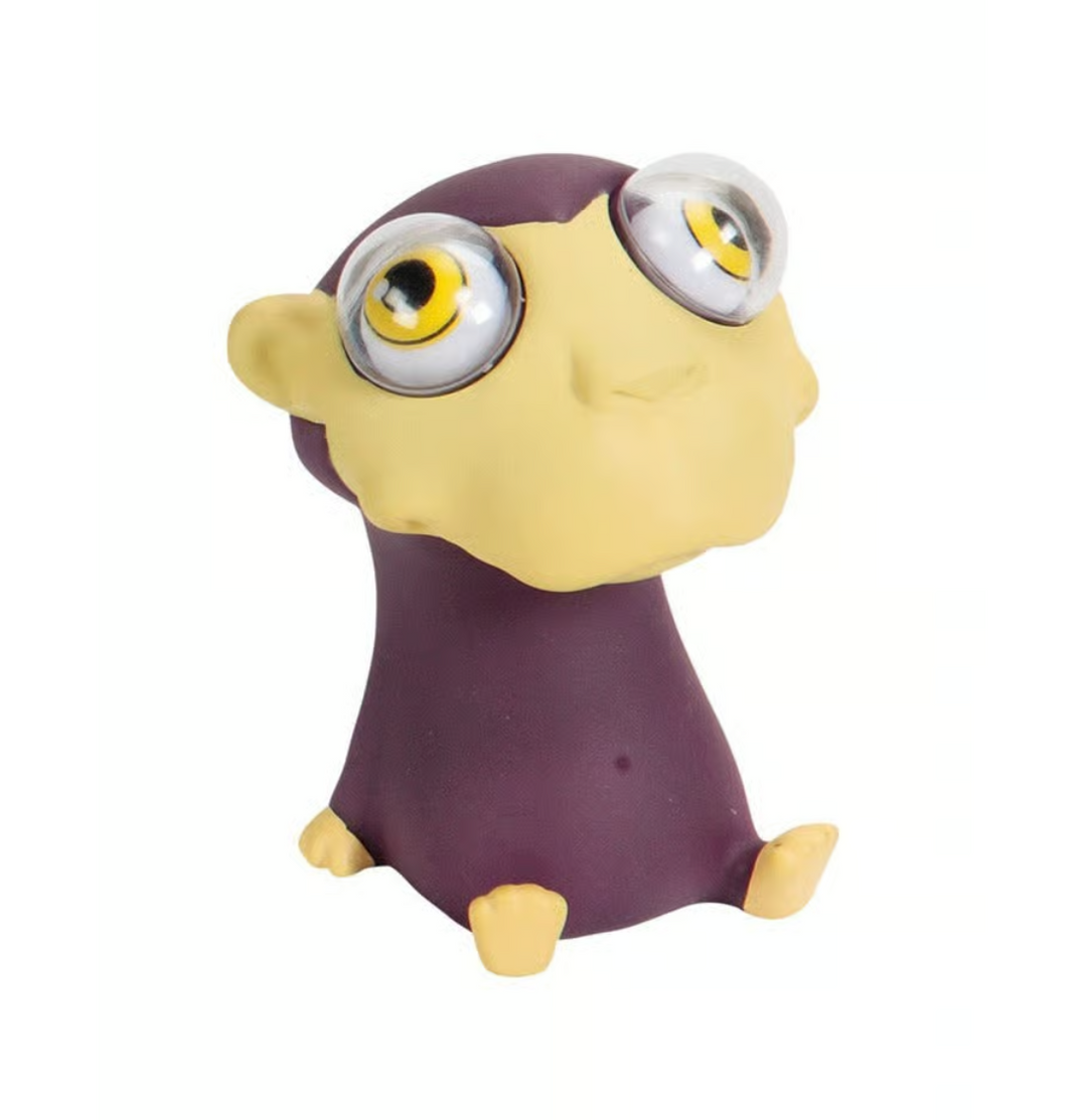 Warm Fuzzy Poppin Peepers Sensory Toy - Monkey