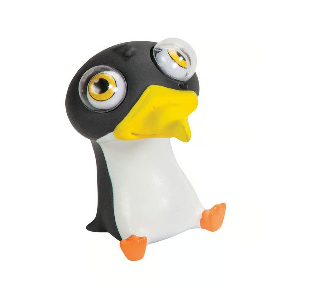 Warm Fuzzy Poppin Peepers Sensory Toy - Penguin
