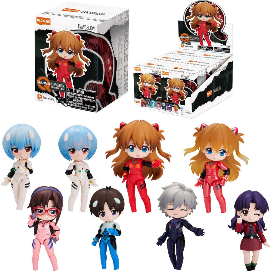 Neon Genesis Evangelion Fantastics Q Series Miracle Link Blind Box Model Kit