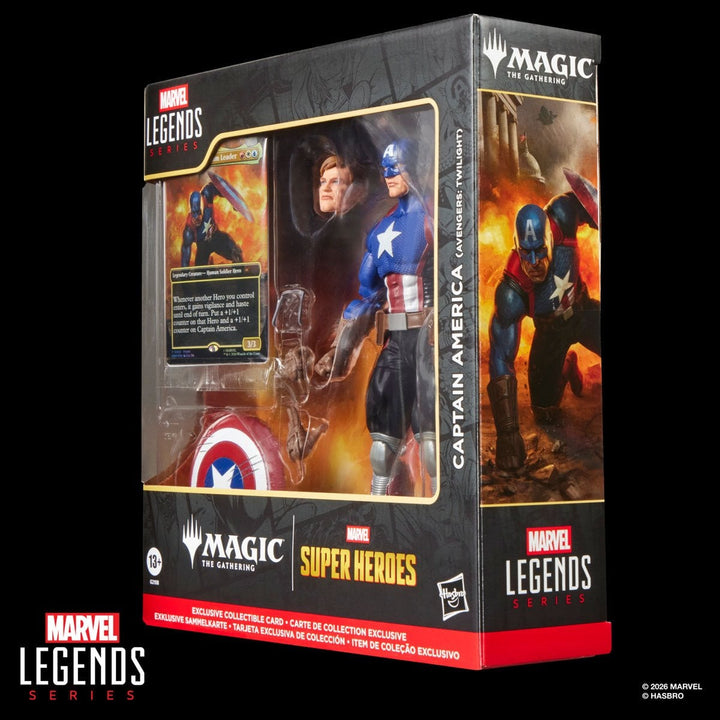 Marvel Super Heroes Magic: The Gathering Marvel Legends Series Captain America (Avengers: Twilight) 6-Inch Action Figure