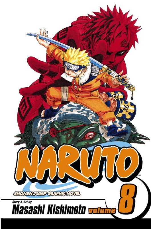 Naruto, Vol. 8 by Masashi  Kishimoto: Paperback; 192 pages / English
