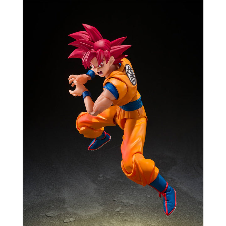 Dragon Ball Super Saiyan God Son Goku God Aura S.H.Figuarts Action Figure