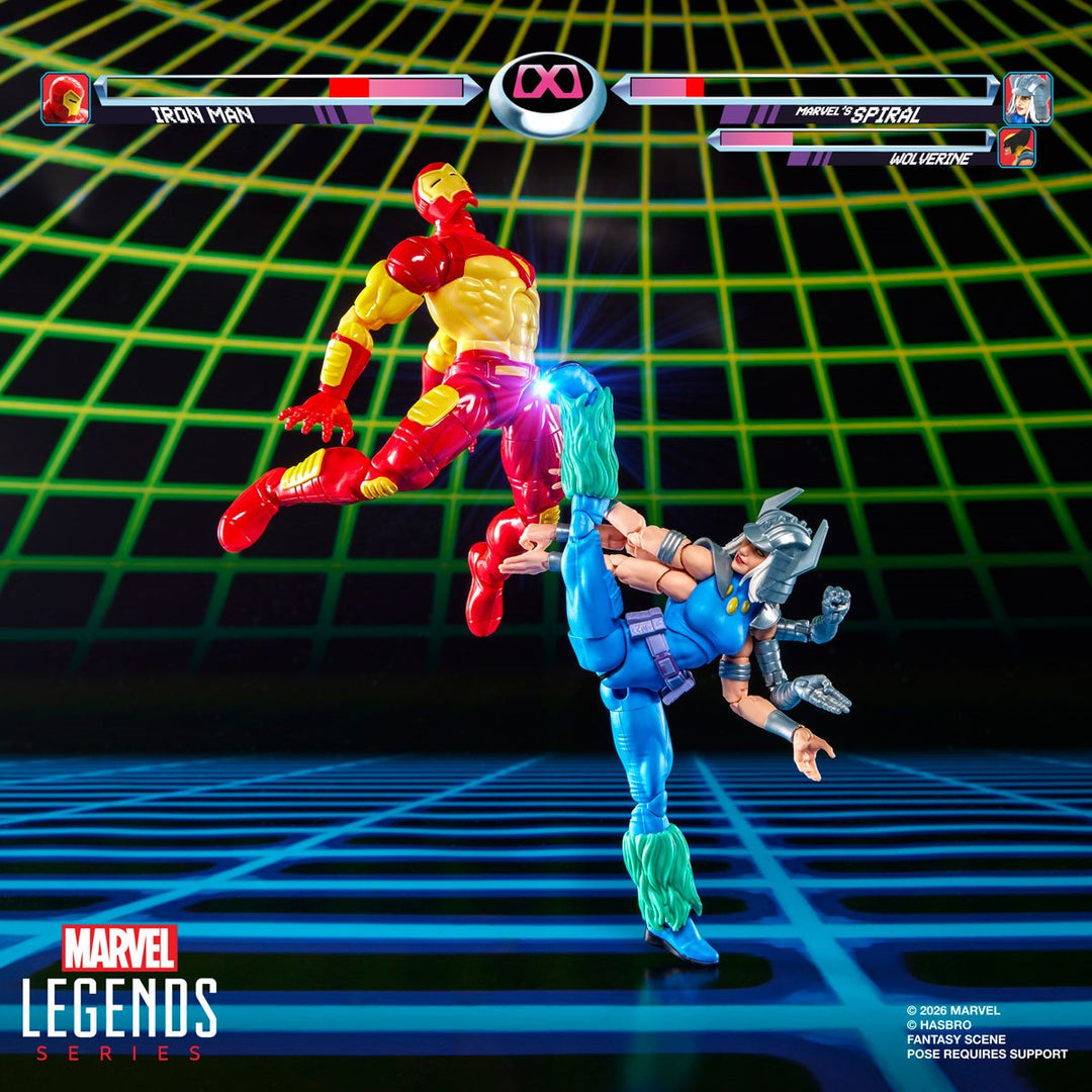 Marvel Legends Series Iron Man vs Spiral 6-Inch Action Figures