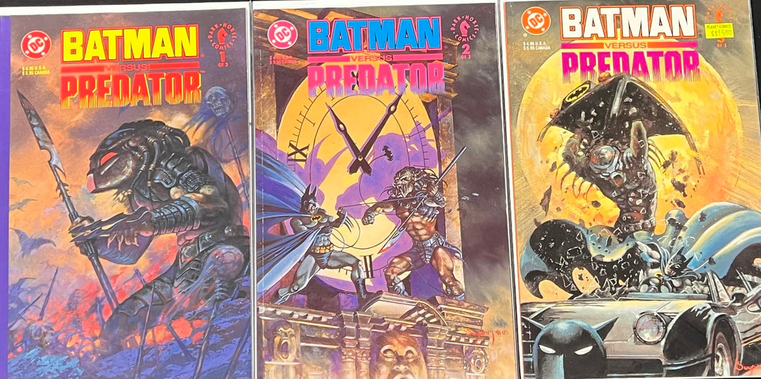 Batman Versus Predator (1991) First Print FULL SERIES 1-3