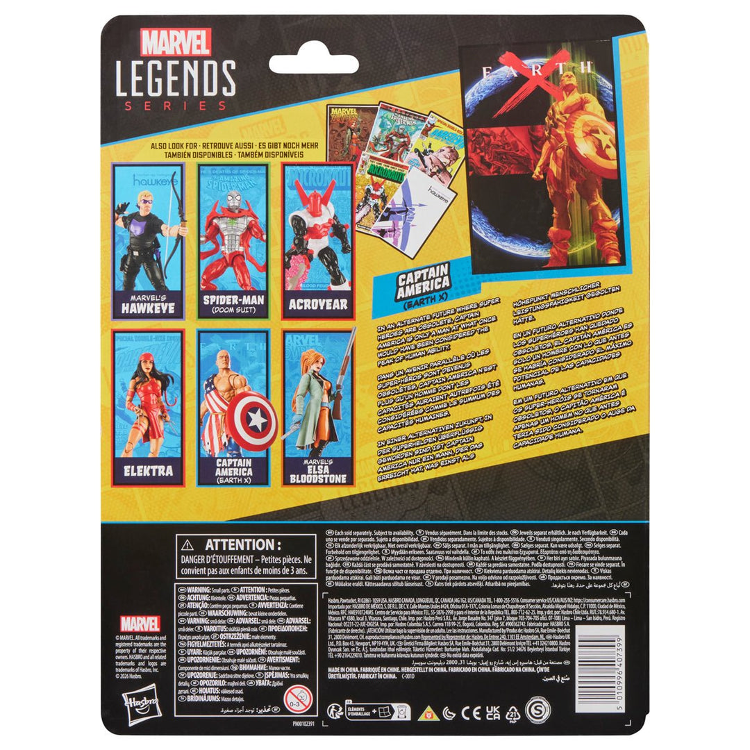 Marvel Legends Series Comics-Inspired Captain America (Earth-X) 6-Inch Action Figure