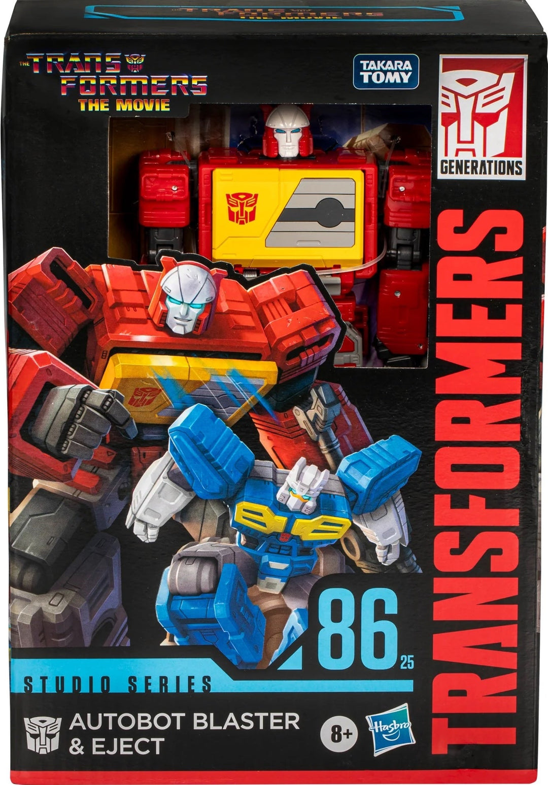 Transformers Studio Series 86 Voyager Autobot Blaster & Eject Action Figure