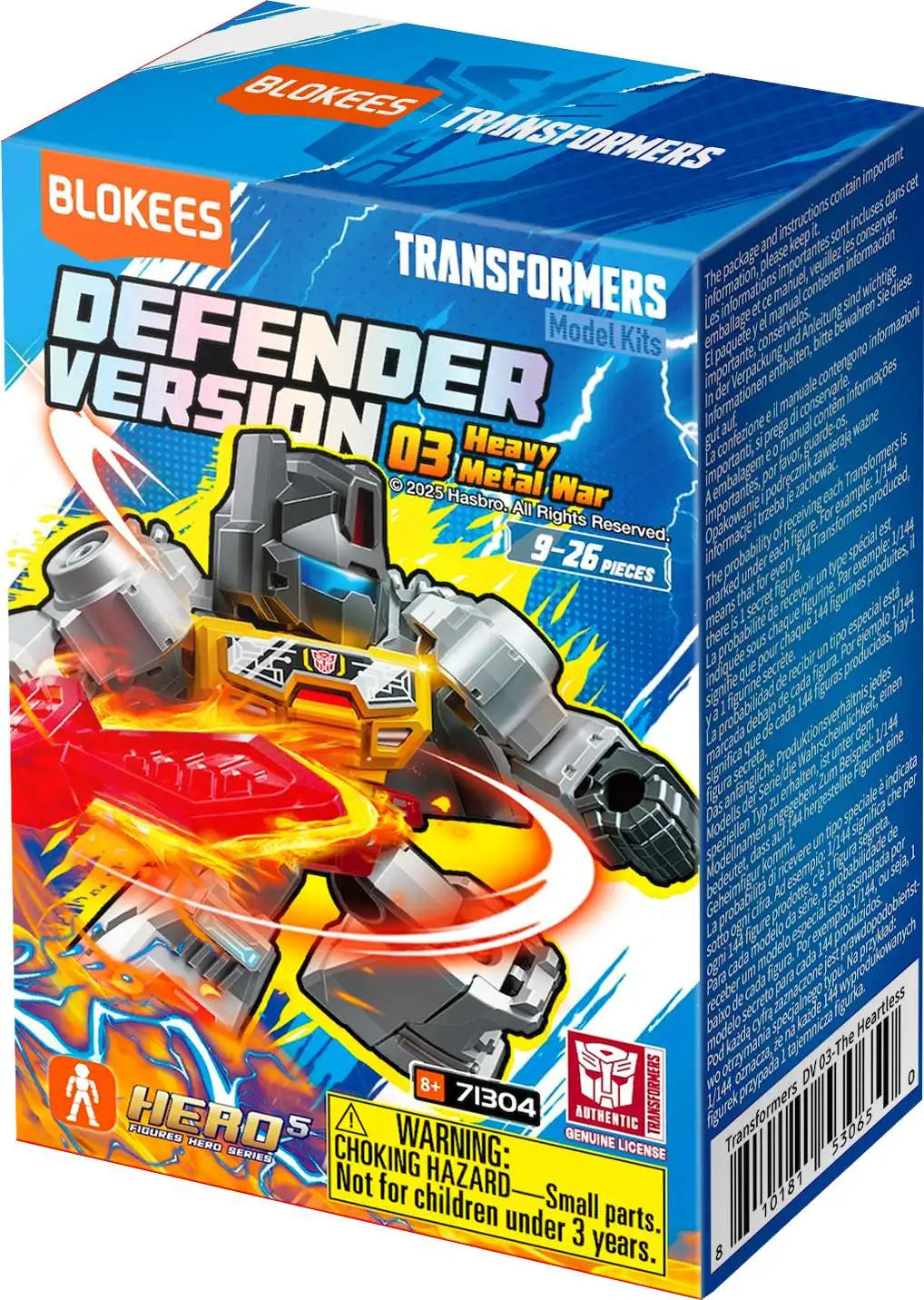 Transformers Defender Version 03 The Heartless Blokees Mini Model Kit
