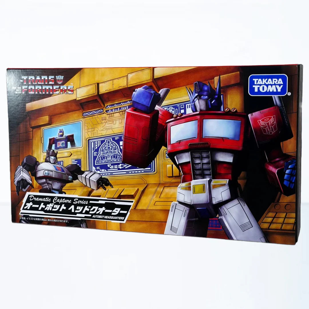 Transformers Dramatic Capture Series DCS-2 Autobot Headquarters Jazz, Mainframe, and Optimus Prime Set