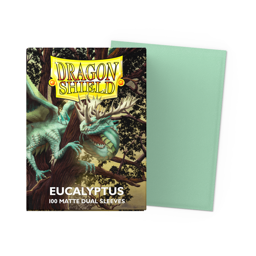 Dragon Shield - Eucalyptus - Matte Dual Sleeves - Standard (100 Sleeves)