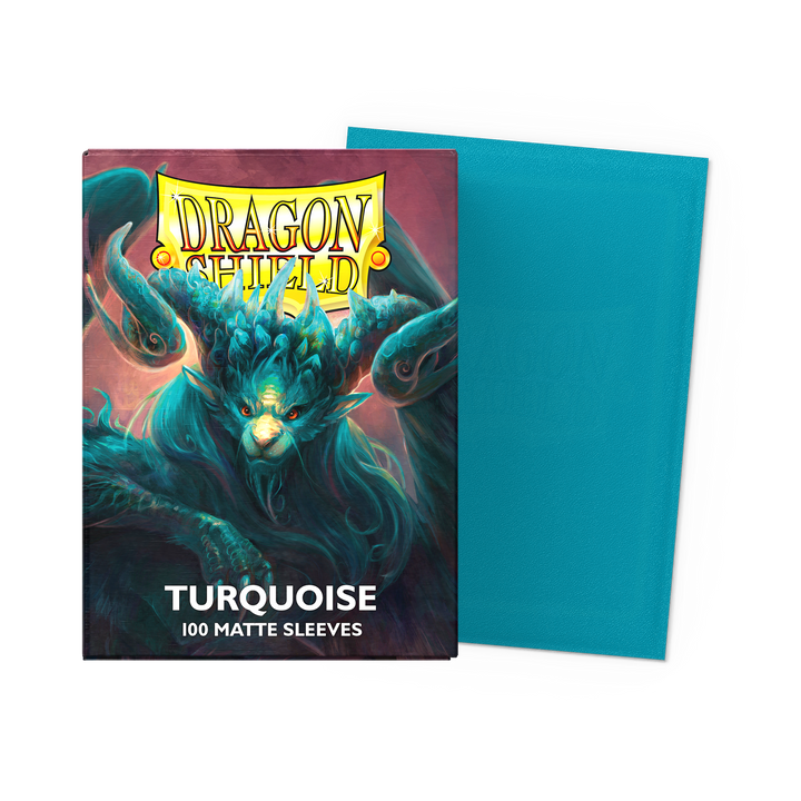 Dragon Shield - Turquoise - Players' Choice Matte Sleeves - Standard (100 Sleeves)