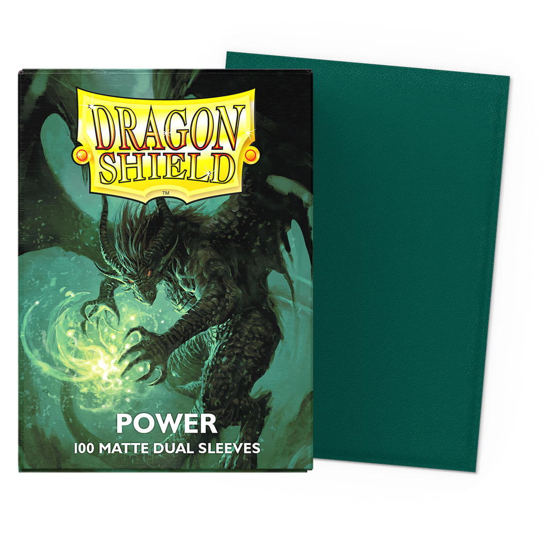 Dragon Shield - Power - Matte Dual Sleeves - Standard (100 Sleeves)