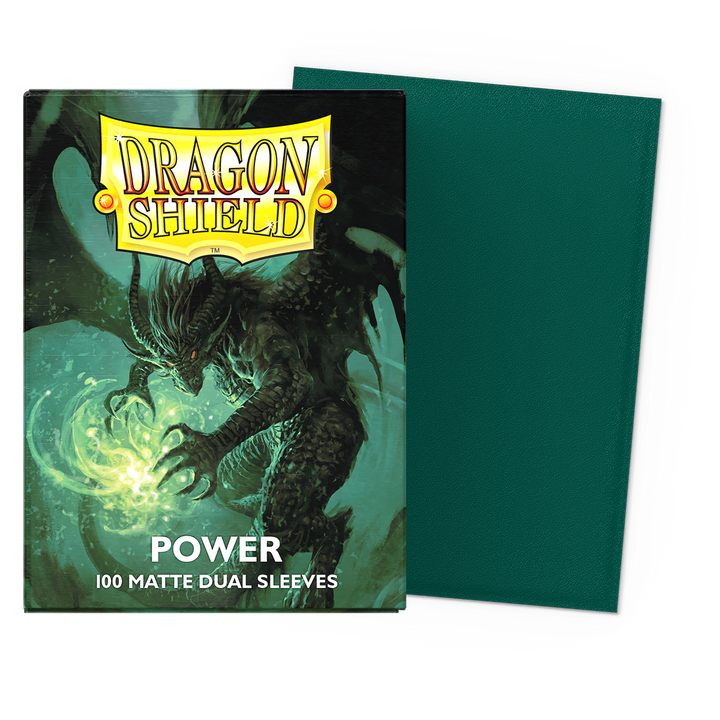Dragon Shield - Power - Matte Dual Sleeves - Standard (100 Sleeves)