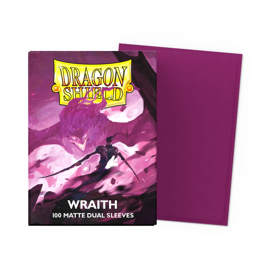 Dragon Shield - Wraith - Matte Dual Sleeves - Standard (100 Sleeves)