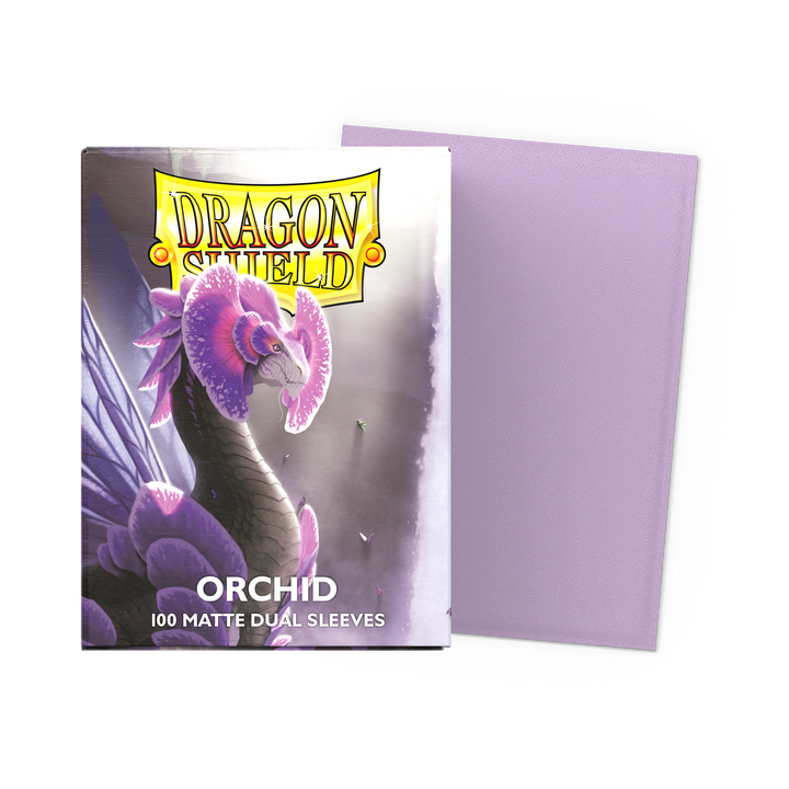 Dragon Shield - Orchid - Matte Dual Sleeves - Standard (100 Sleeves)