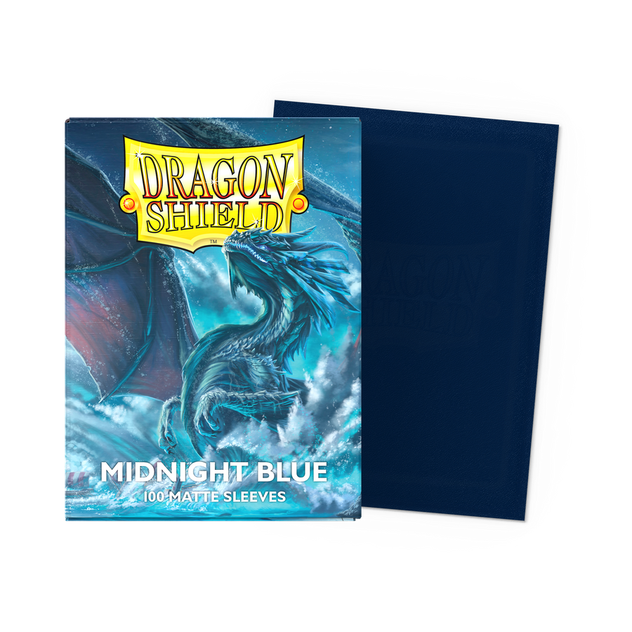 Dragon Shield - Midnight Blue - Matte Sleeves - Standard (100 Sleeves)