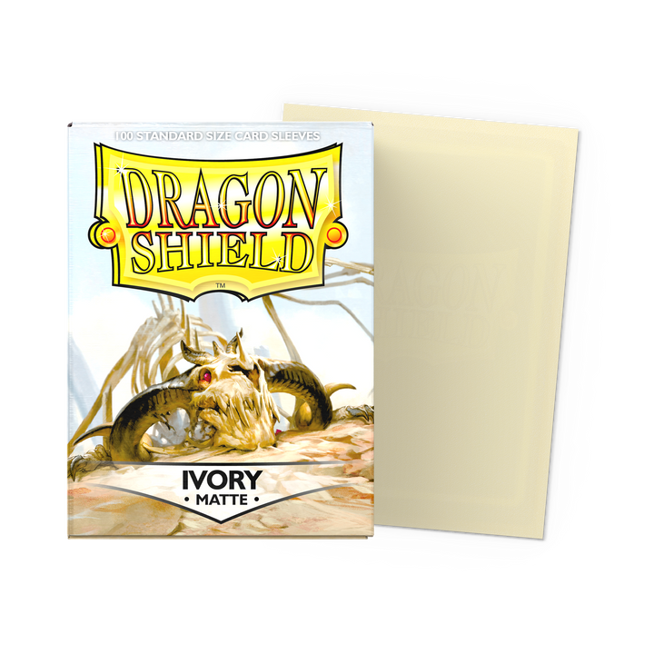 Dragon Shield - Ivory - Matte Sleeves - Standard (100 Sleeves)