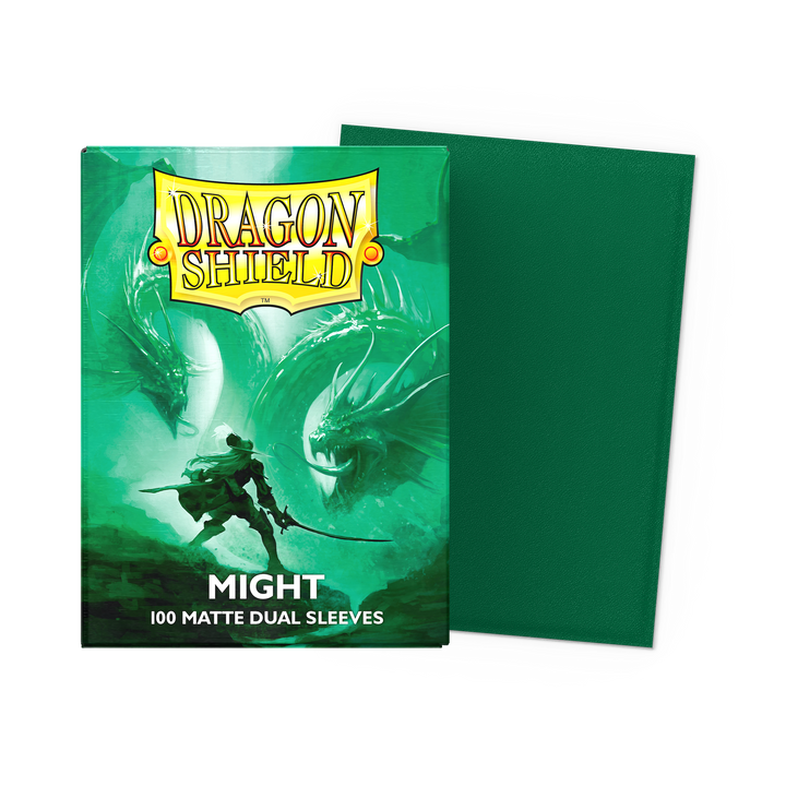 Dragon Shield - Might - Matte Dual Sleeves - Standard (100 Sleeves)