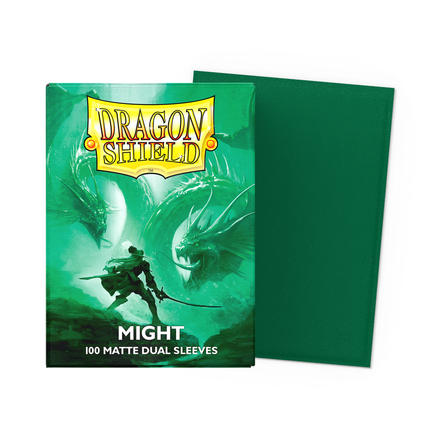 Dragon Shield - Might - Matte Dual Sleeves - Standard (100 Sleeves)