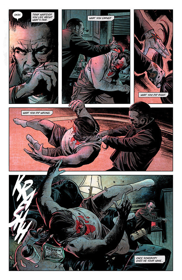 Hammerfist #1 — interior preview page 5 (mature readers)