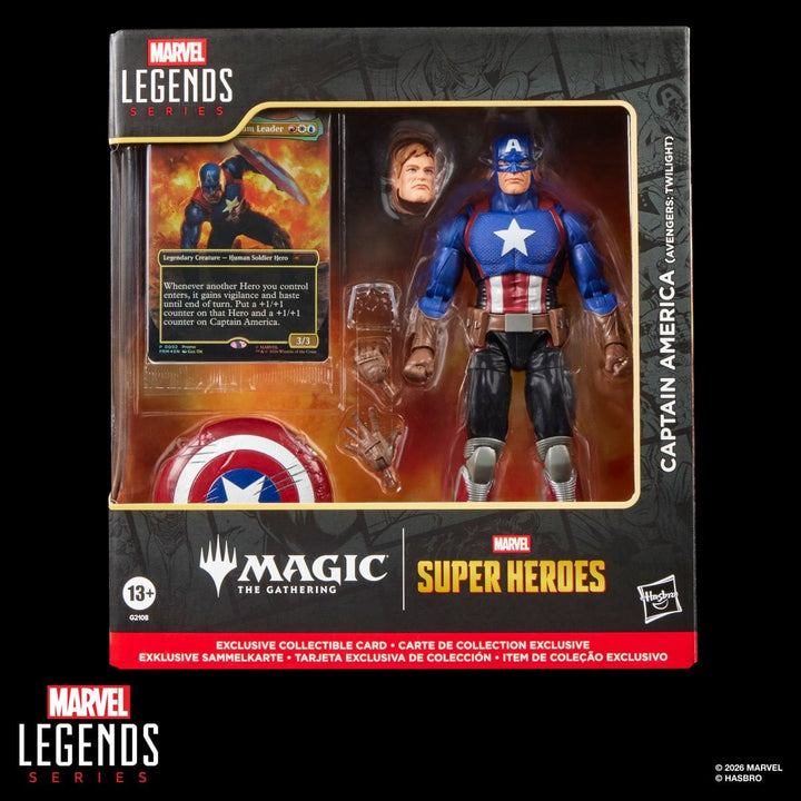 Marvel Super Heroes Magic: The Gathering Marvel Legends Series Captain America (Avengers: Twilight) 6-Inch Action Figure