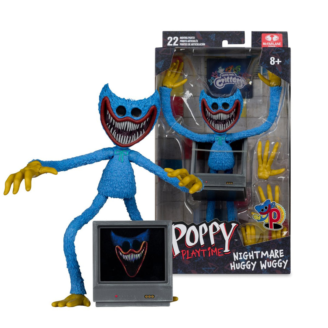 Poppy Playtime Wave 2 Nightmare Huggy 7-Inch Scale Action Figure