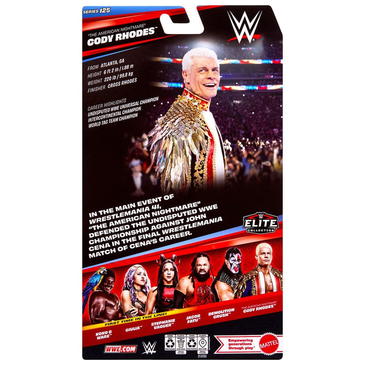 WWE Elite Series 125 Cody Rhodes Action Figure