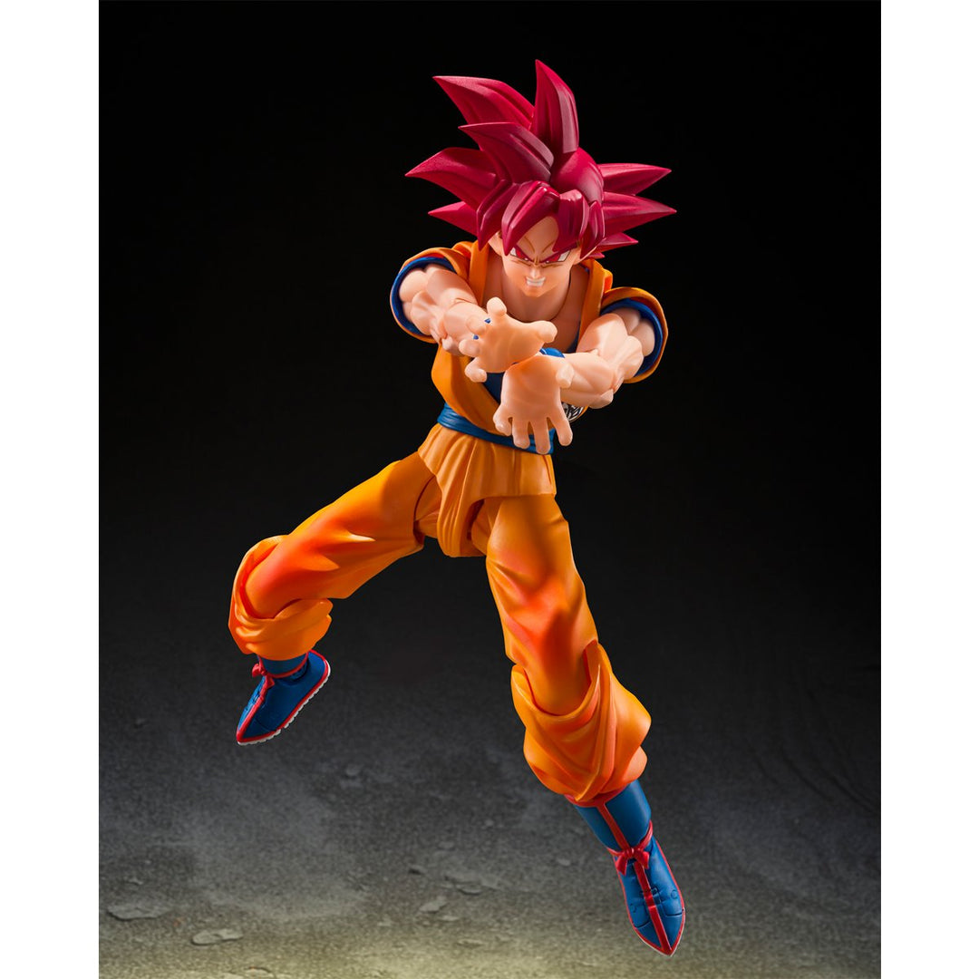 Dragon Ball Super Saiyan God Son Goku God Aura S.H.Figuarts Action Figure