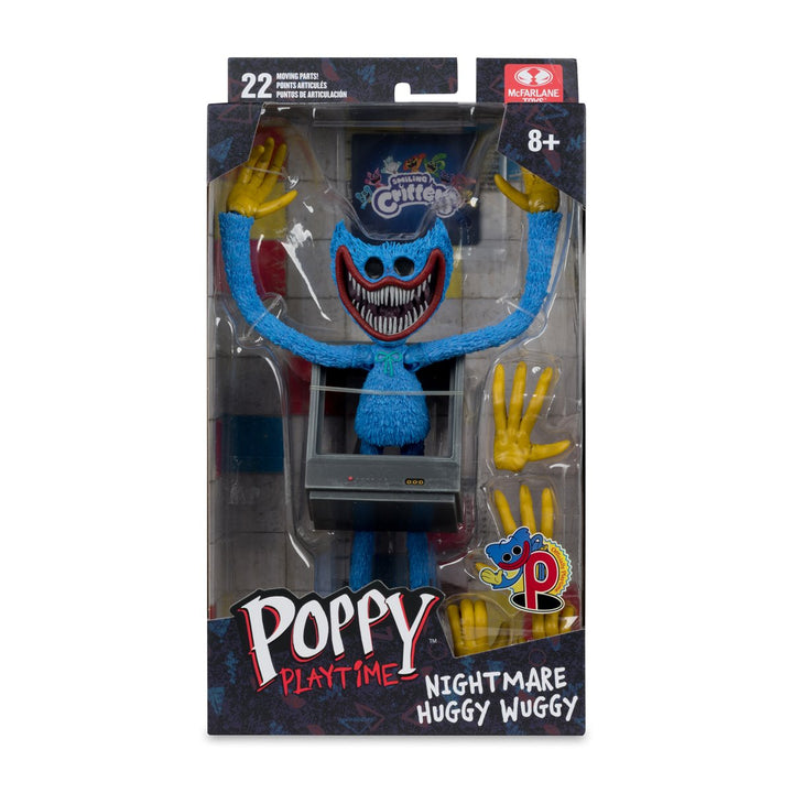 Poppy Playtime Wave 2 Nightmare Huggy 7-Inch Scale Action Figure