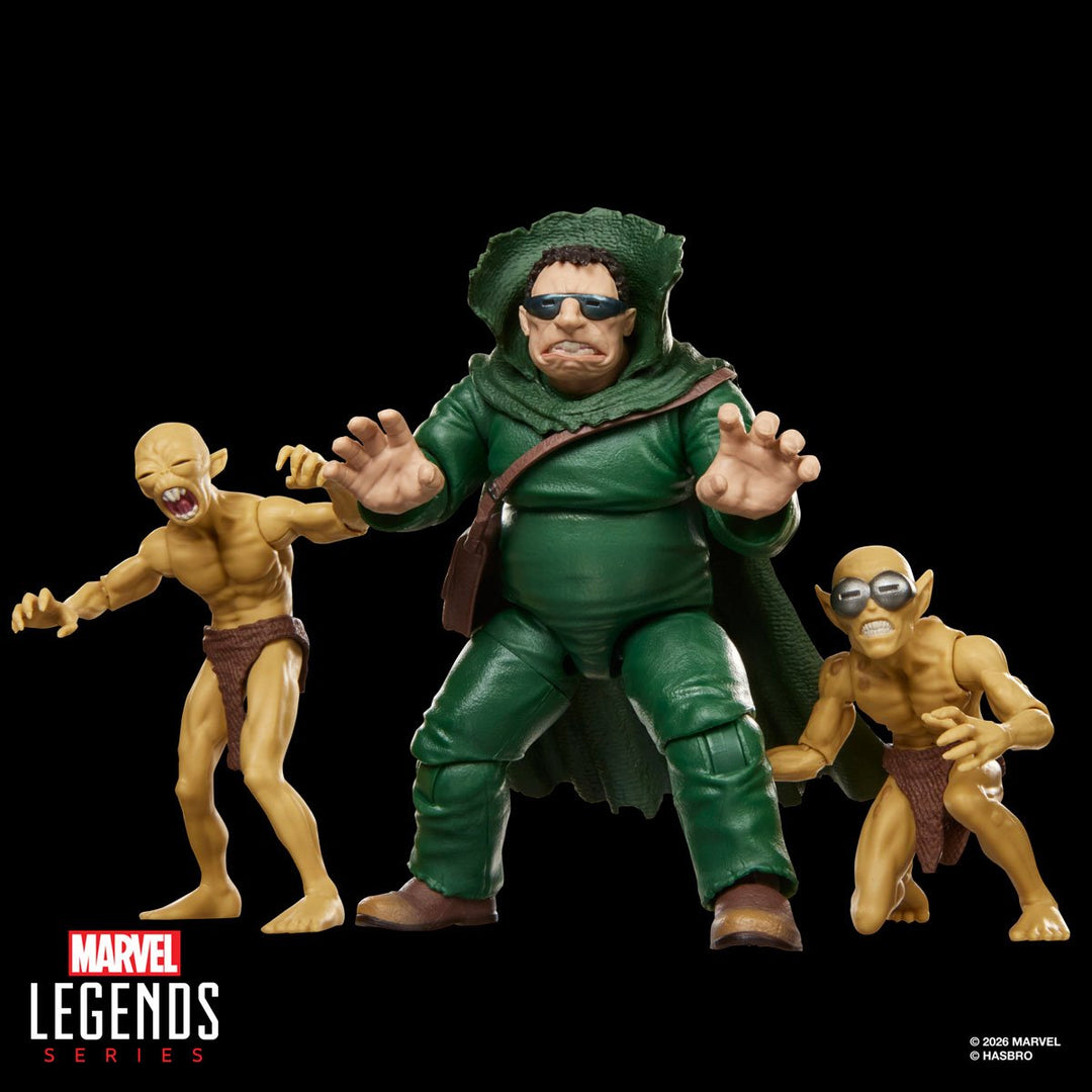 Fantastic Four Marvel Legends Series Mole Man & Moloids 6-Inch Action Figures