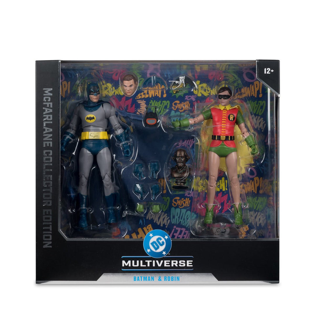 DC Multiverse Batman and Robin Batman Classic TV Series McFarlane Collector Edition #5 7-Inch Action Figure 2-Pack
