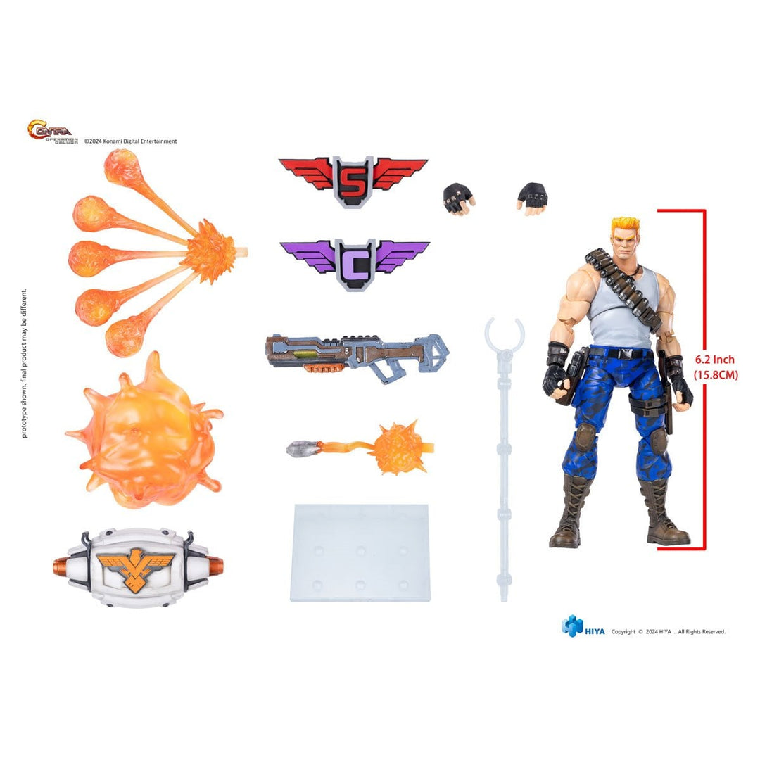 Contra: Operation Galuga Bill Rizer Exquisite Basic 1:12 Action Figure