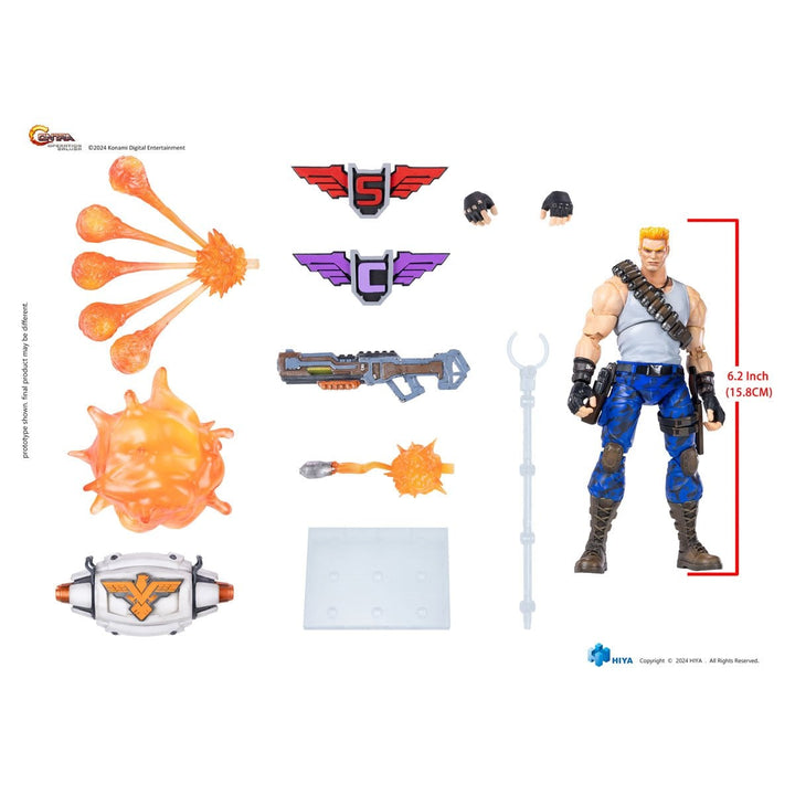Contra: Operation Galuga Bill Rizer Exquisite Basic 1:12 Action Figure