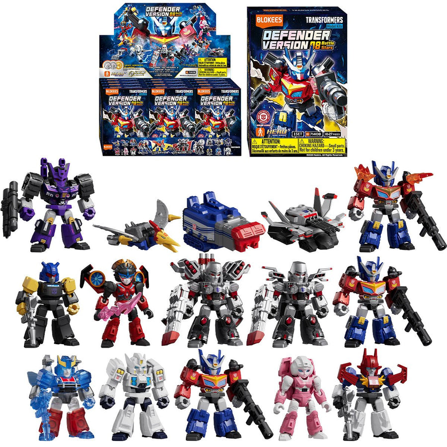 Transformers Defender Version 08 Battle Stars Mini Model Kit Blind Box