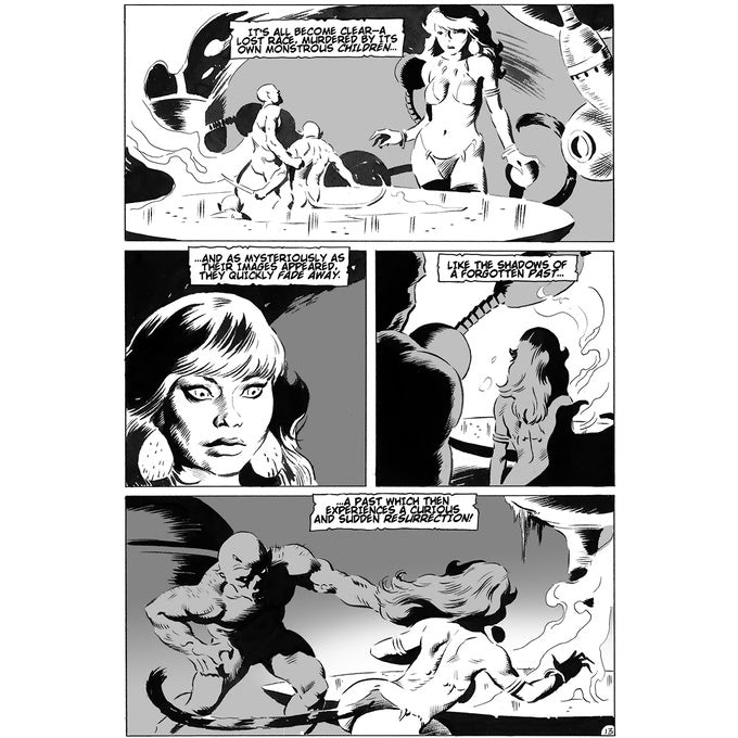 Tigress Magazine #2 interior preview artwork by Mike Hoffman