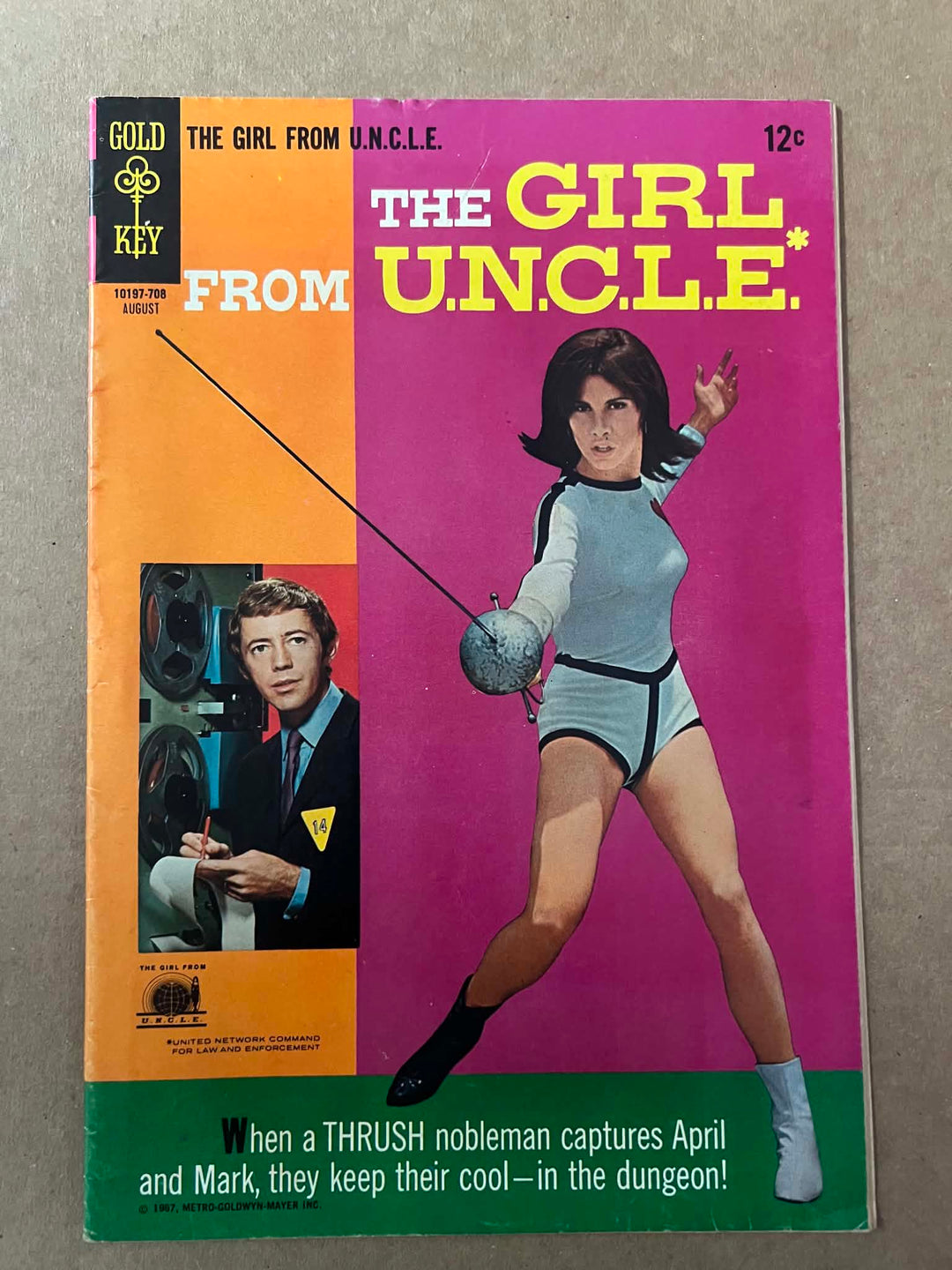 Gold Key Girl From U.N.C.L.E. #4 Silver Age 1967