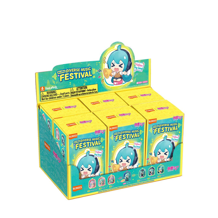 Vocaloid Hatsune Miku Diverse Music Festival Mojipod Model Kit Case of 6
