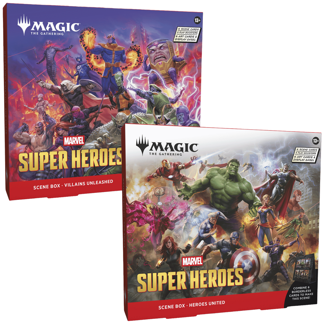 Marvel Super Heroes - Scene Box - Villains Unleashed or Heroes United