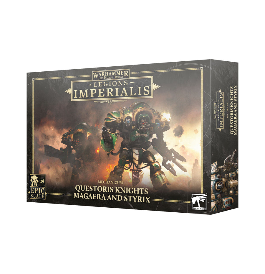 Legion Imperialis Mechanicum Knights Magaera and Styrix