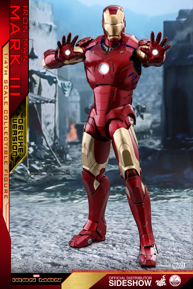 Iron Man Mark III Deluxe 1/4 Scale Hot Toys 903412