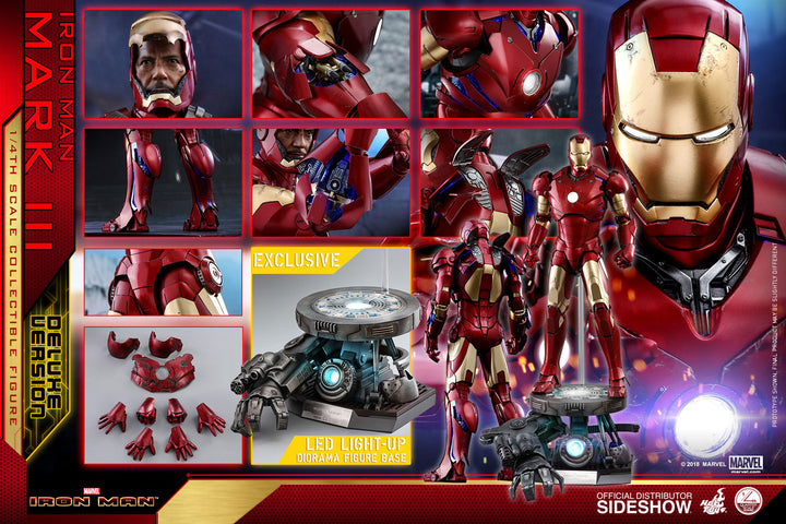 Iron Man Mark III Deluxe 1/4 Scale Hot Toys 903412