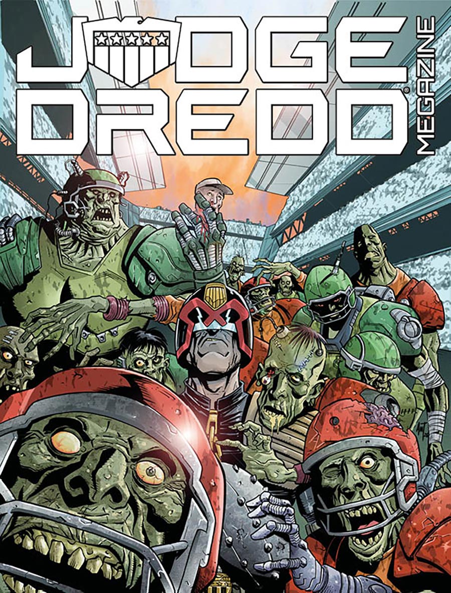 Judge Dredd Megazine 496 cover by Anthony Williams