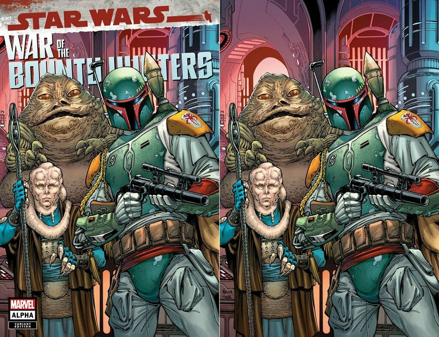 Star Wars War of the Bounty Hunters #1 Todd Nauck Trade Dress + Virgin Art Variant Set