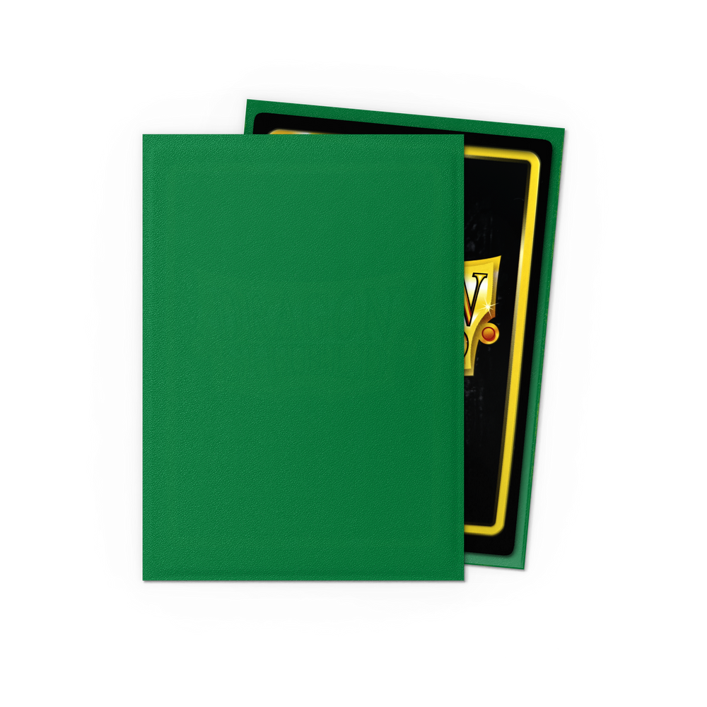 Dragon Shield - Emerald - Matte Sleeves - Standard (100 Sleeves)