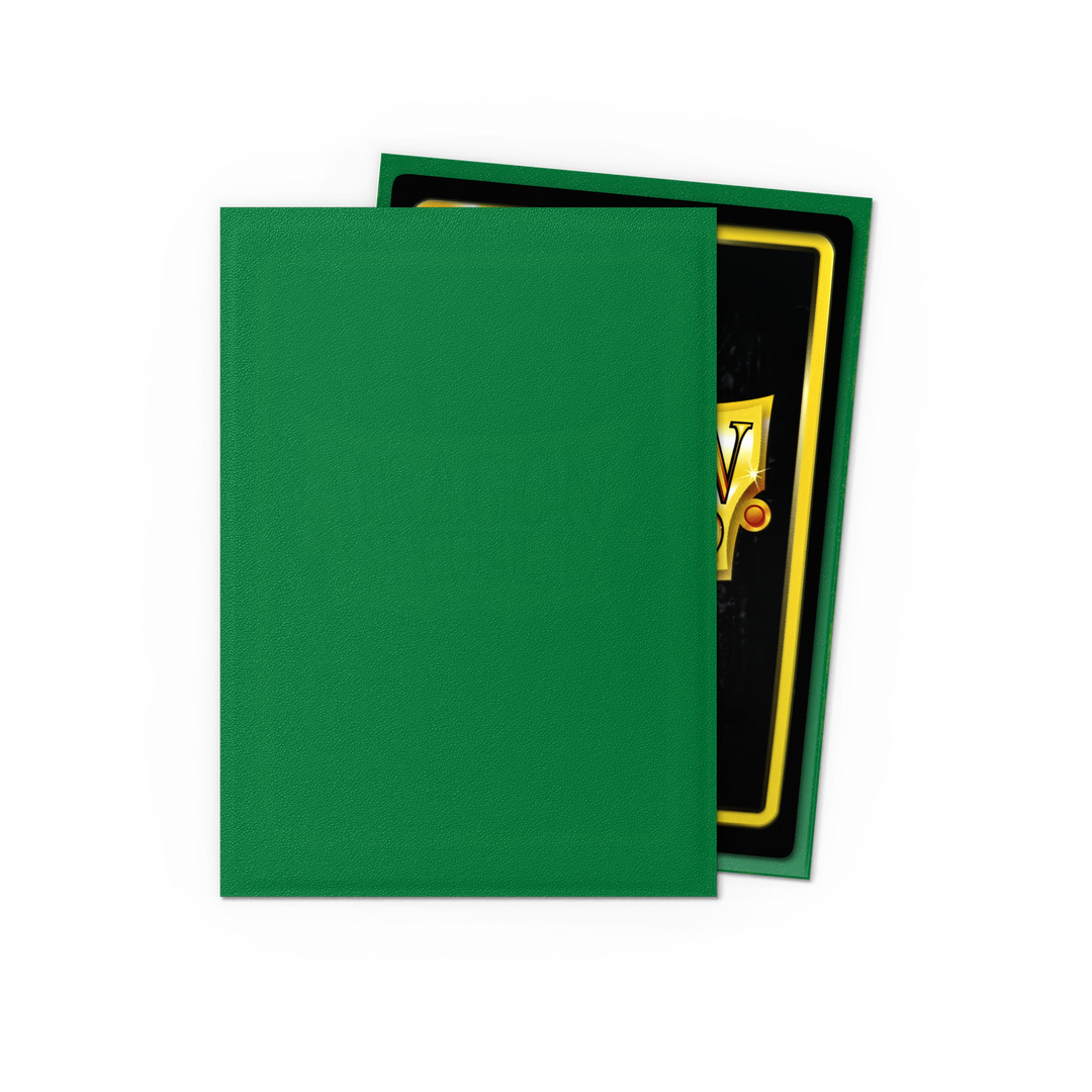 Dragon Shield - Emerald - Matte Sleeves - Standard (100 Sleeves)