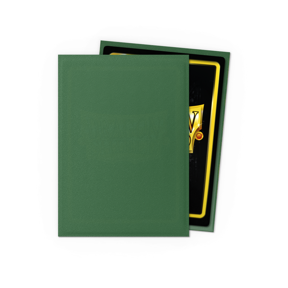 Dragon Shield - Forest Green - Matte Sleeves - Standard (100 Sleeves)
