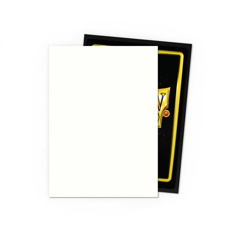 Dragon Shield - Snow - Matte Dual Sleeves - Standard (100 Sleeves)