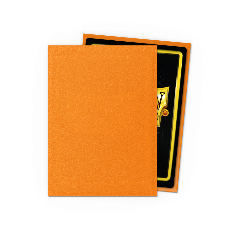 Dragon Shield - Orange - Matte Sleeves - Standard (100 Sleeves)